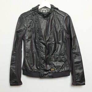 G-STAR RAW Women Coated Shank Overshirt Jacket Coat Size S